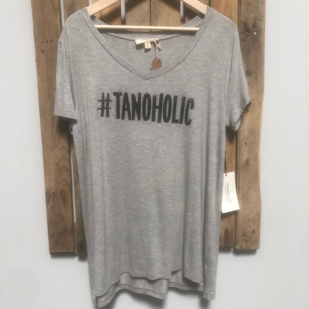 V neck shirt tanoholic